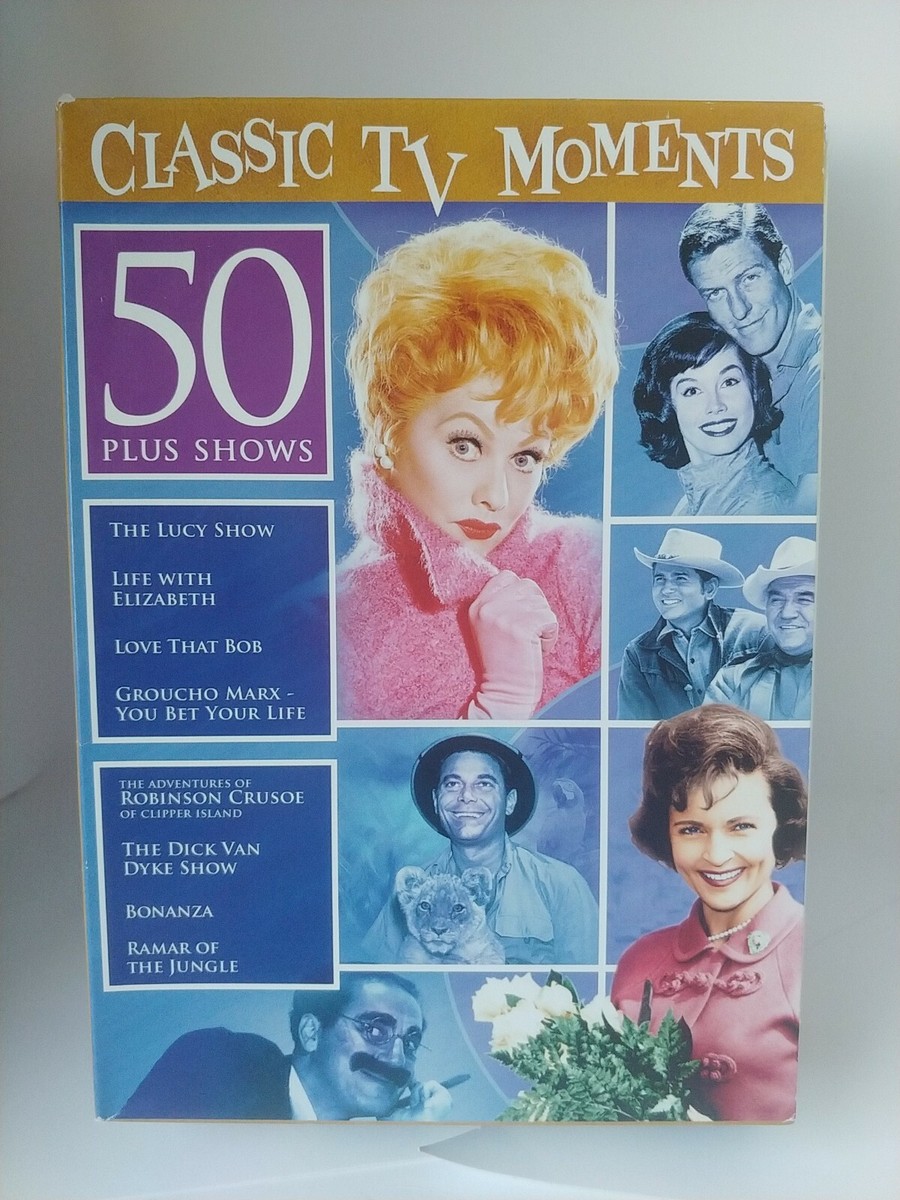 50+ Classic TV Moments DVD echo bridge home entertainment free shipping!