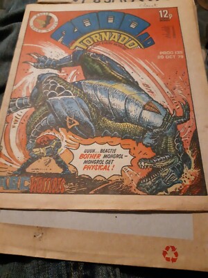 2000 AD & TORNADO Comic - PROG No 135 - Date 20/10/1979 - UK  Comic judge dread 