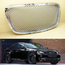 20152019 Fit Chrysler 300 300c Front Kidney Grille Grill Chrome Bentley Style