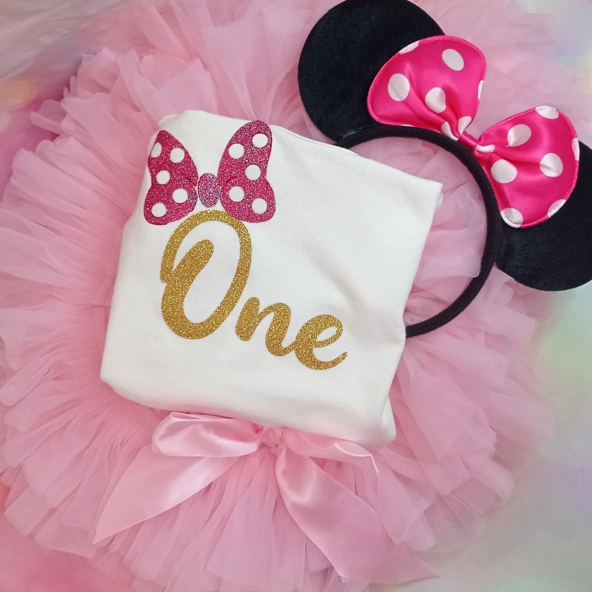 Long sleeve top 1st birthday outfit