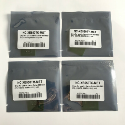 Chip For Xerox Color 550 560 570 C60 C70 006R01521 006R01522 006R01523 006R01524