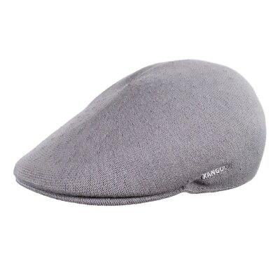 Kangol Bamboo 507 792179615887 NEW Men's Hat Viscose Bamboo CHARCOAL SMALL