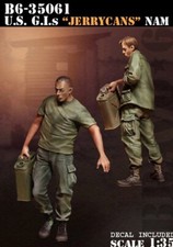 BRAVO 6 35061 VIETNAM WAR U.S. G.I.'s "JERRYCANS" 2 FIGURES 1:35