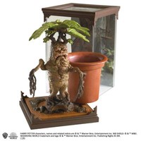 Harry Potter Magical Creatures Mandrake Mandragola Statuen Noble Collections
