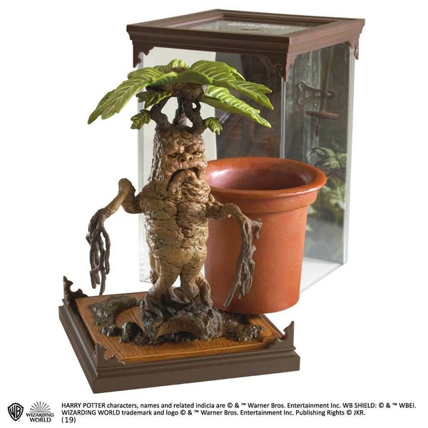 Harry Potter Magical Creatures Mandrake Mandragola Statuen Noble Collections-image