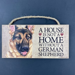 Love Laughter A House Is Not A Home Without A German Shepherd Wooden Dog Sign 8764639375 Ebay