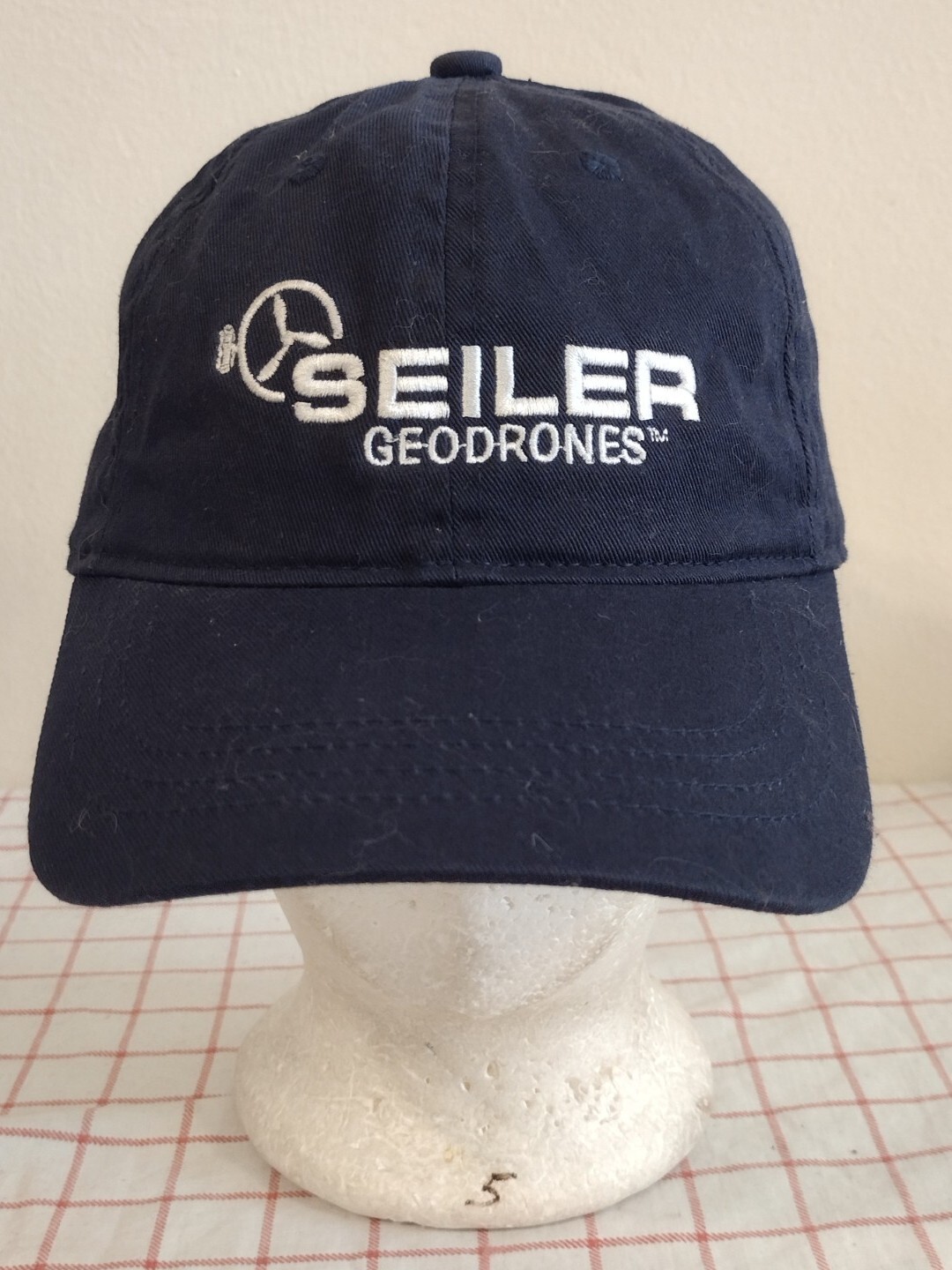 Seiler Geodrones Cap Hat Black Strapback Adjustab… - image 1