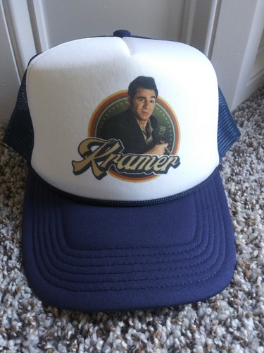 Kramer Baseball Cap Distressed Mesh Hat 