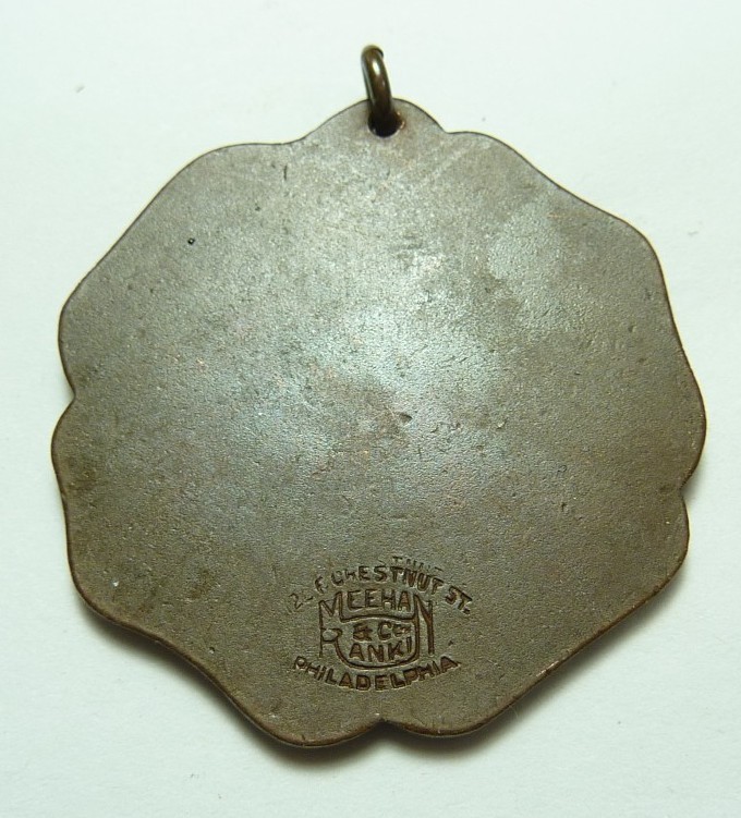 1914 PHILADELPHIA POINT BREEZE PARK Games Sports Medallion Medal Winged Foot Pa