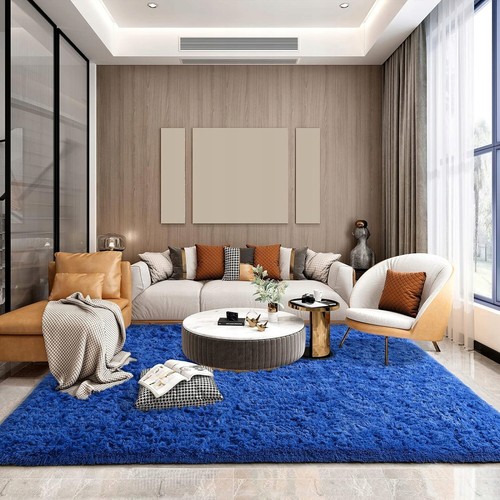 Soft Modern Area Rug Luxury Fluffy Living Room Carpets for bedroom 6x9 Feet - Picture 50 of 138