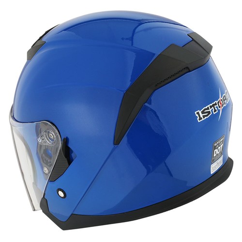 1Storm Motorcycle Open Face Helmet Scooter Dual Lens+Bluetooth Headset : HJK526 - Bild 50 von 121