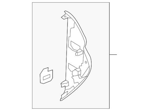 Panel lateral para Ford (N/P DB5Z-7804480-AB)