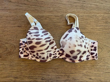 SOMA Smooth Natural Animal 34B Vanishing 360 Perfect Coverage Light Lined Bra