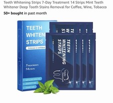 28/56PCS 3D Teeth Whitening Strips Bleaching White Strips Dental Tooth Whitener
