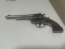 Vintage Gonher No 122 Western Revolver 12 Shot Diecast Toy Cap Gun Made In Spain