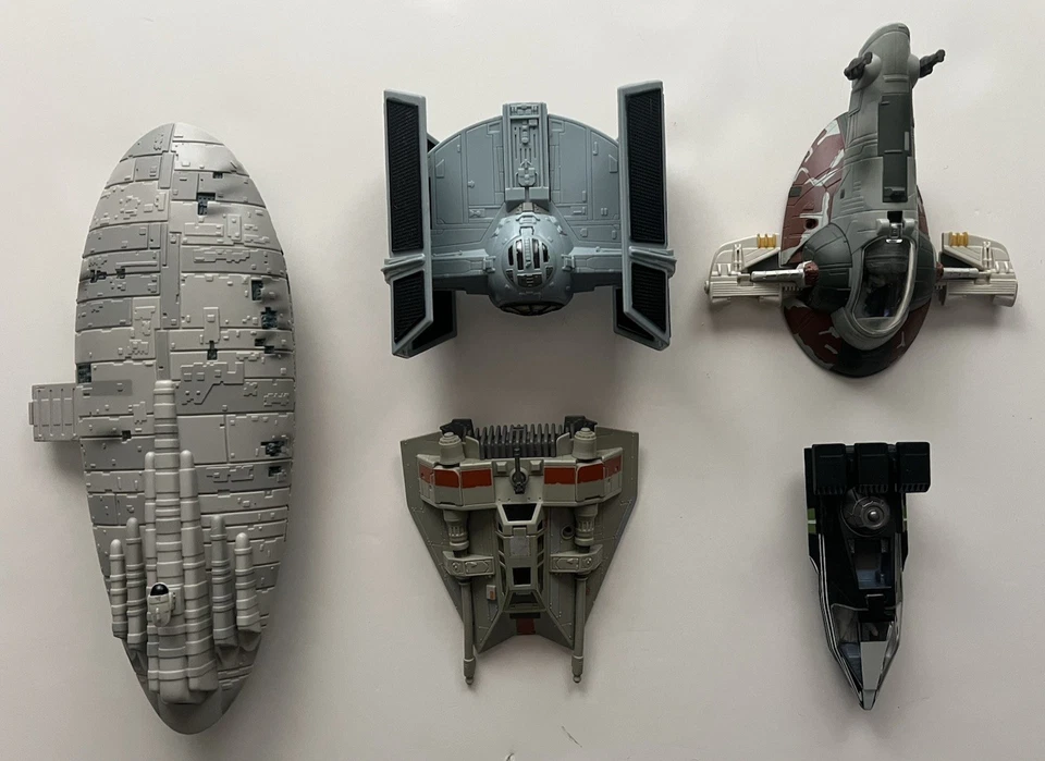 STAR WARS GALAXY SQUADRON MICRO MÁQUINAS LOTE SUELTO JUEGOS VEHÍCULOS 100 FIGURAS Foto 3 de 4