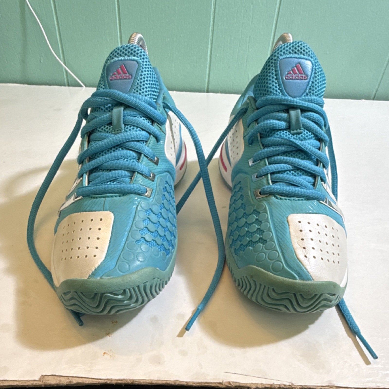 Blue White Pink Unisex Medium Us Size 6