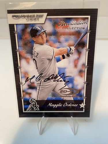 2004 Donruss MAGGLIO ORDONEZ 2001 Recollection Collection Buyback AUTO #/25 SSP - Picture 11 of 11