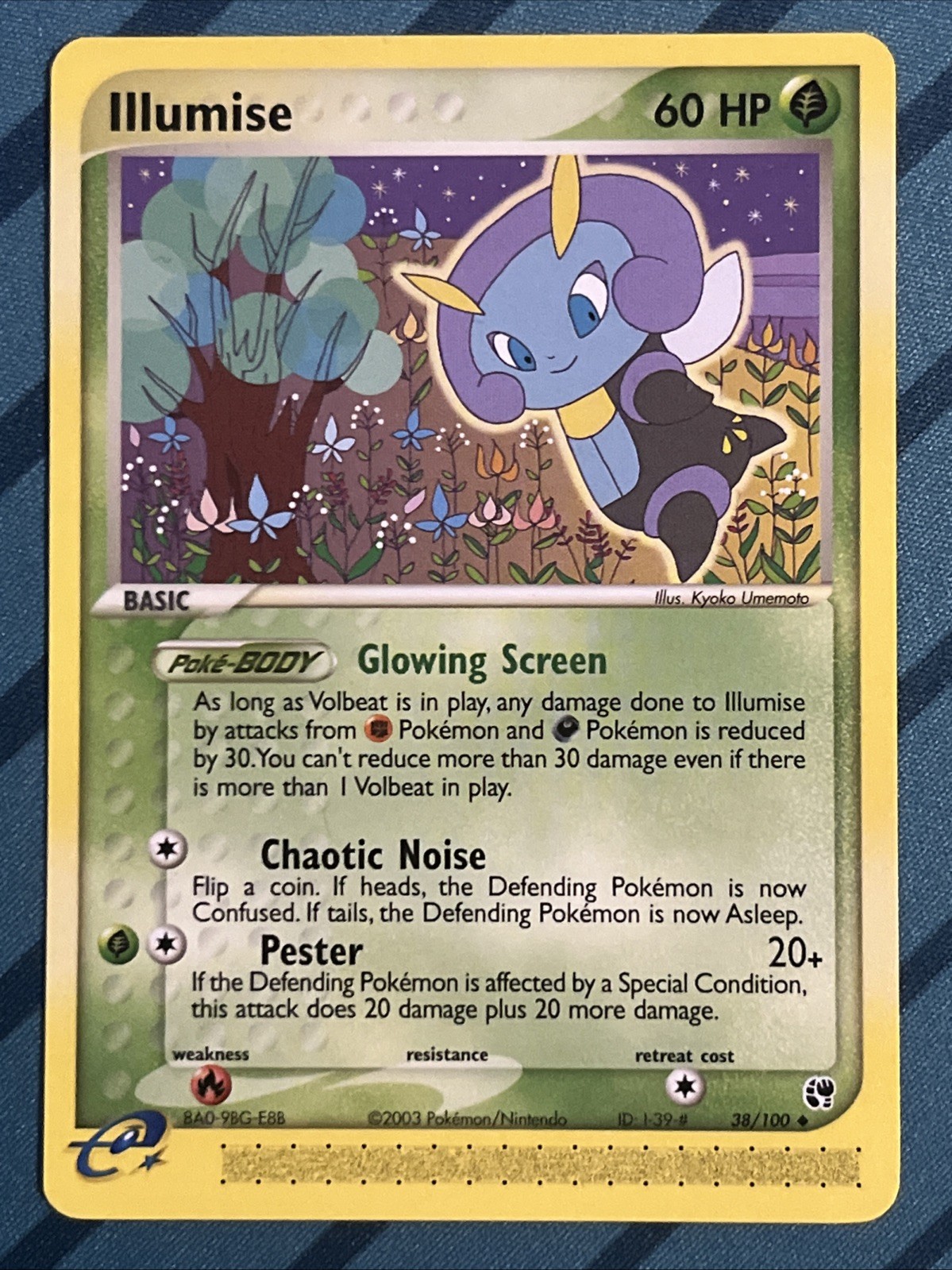 Pokemon Card - Illumise - E-Reader - Uncommon (38/100) ex Sandstorm NM