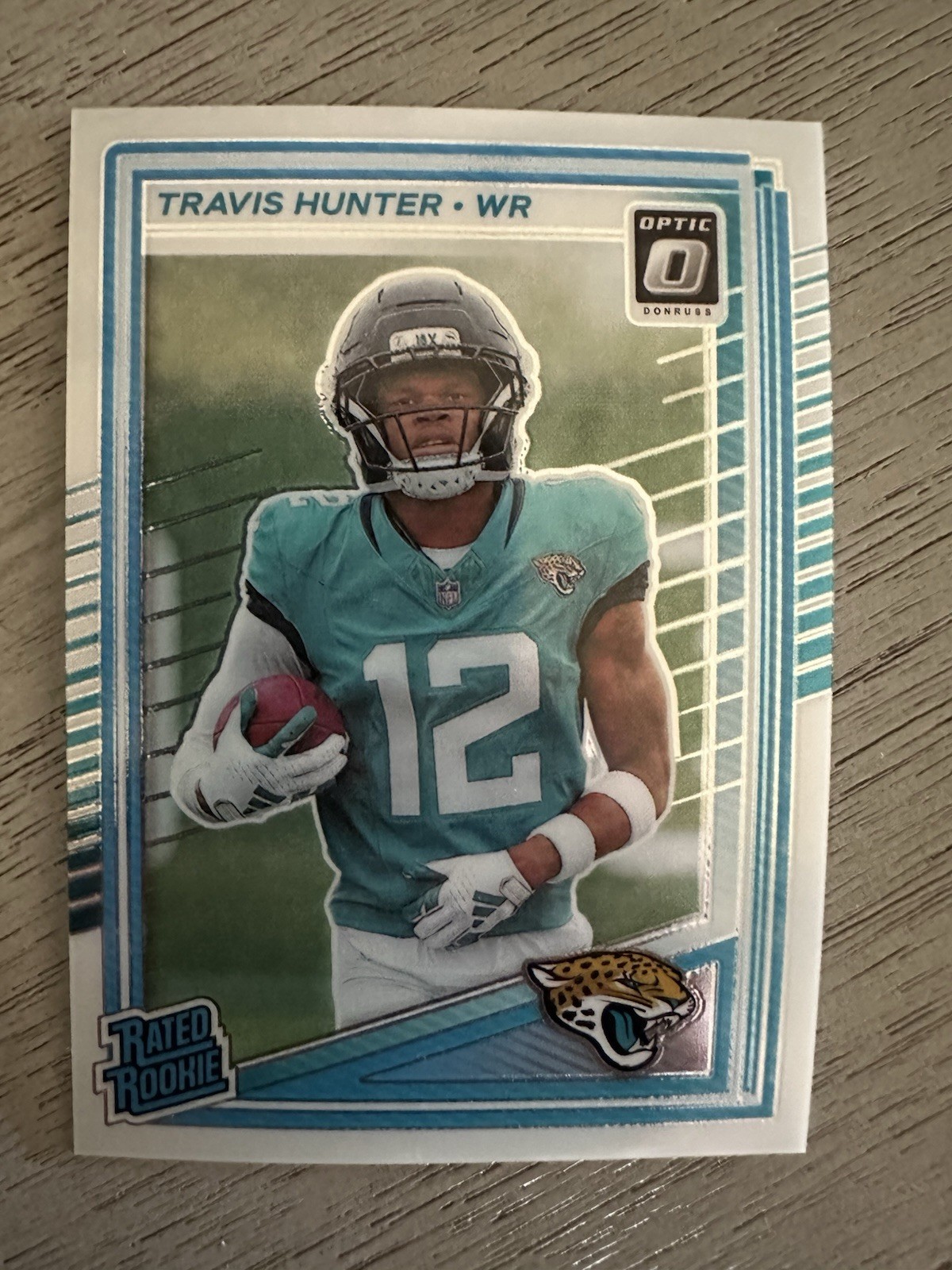 Panini Donruss Optic 2025 Travis Hunter #201 Jacksonville Jaguars Rated Rookie
