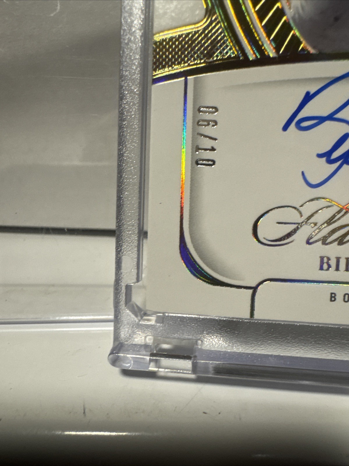 2024 Flawless Bill Lee Legendary Scripts GOLD /10 On Card Auto Red Sox SSP view 7