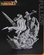 Sung Jin Woo & Beru | Resin Model or Bust Kit | DIY Solo Leveling Shadow Monarch