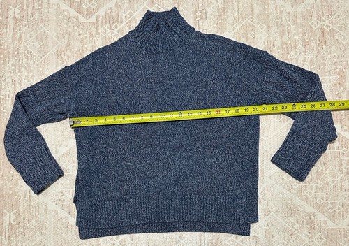 Suéter Everlane Mujer XS Azul Tejido Cuello Redondo 100% Algodón Damas Pullover - Imagen 4 de 6