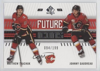 2019-20 SP Authentic Future Icons /199 Matthew Tkachuk Johnny Gaudreau #121 xp6