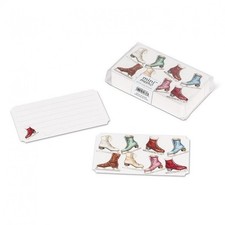 Set Of 50 Vintage Skates Mini Note Paper