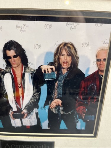 Aerosmith 17" x 14" Sammlerstück Passepartout gerahmtes Foto AMA - Bild 7 von 14