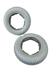 NEW Quantum Q6 Edge PAIR Of FLAT-FREE 14" Drive Tires Replacement Power Chairs