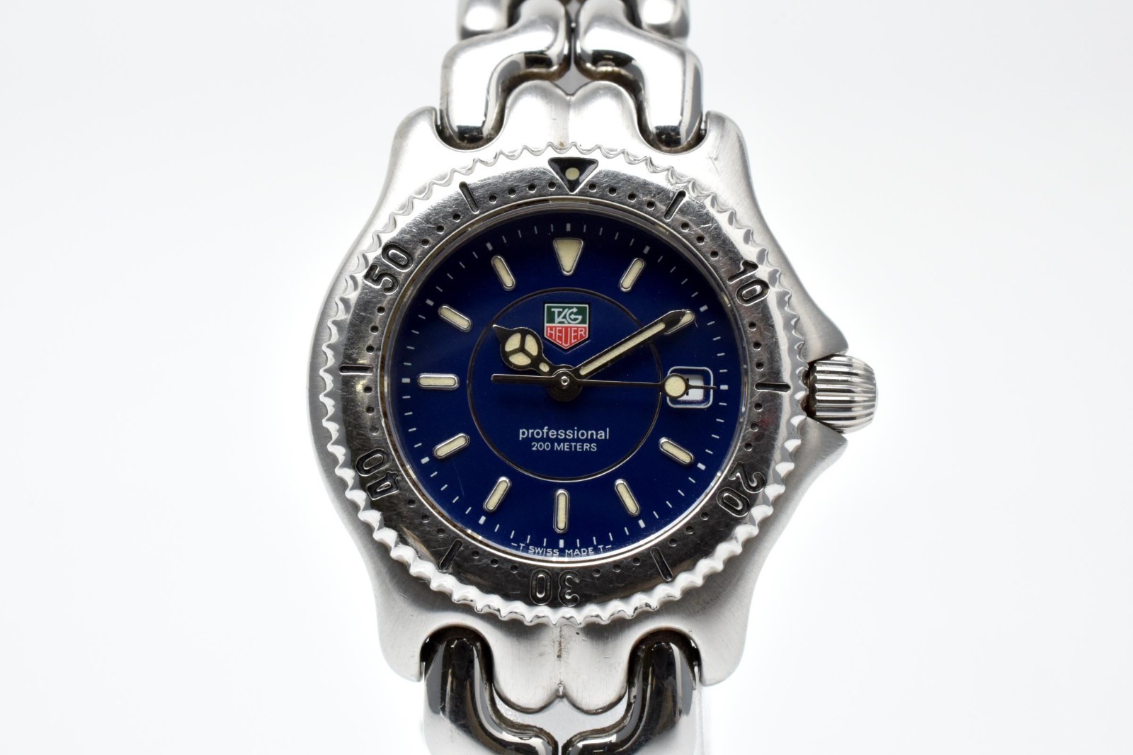 [NEAR MINT] TAG HEUER SEL Professional WG131A Blue Qz Women's Watch From JAPAN image 2