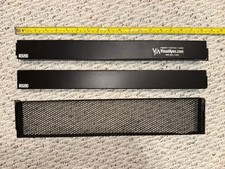 Middle Atlantic S2 2U 19" Rack Perforated Black Security Cover  2x Rane Blank