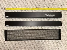 Middle Atlantic S2 2U 19" Rack Perforated Black Security Cover + 2x Rane Blank