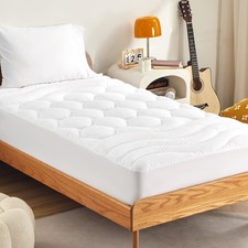 Sonive Twin Mattress Protector, Mattress Topper with 8-21" Deep Pocket, Mattr...