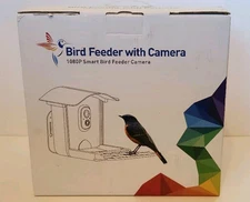 KADYMAY Bird Feeder with Camera - Live Video & Playback - Solar Powered - 1080P 