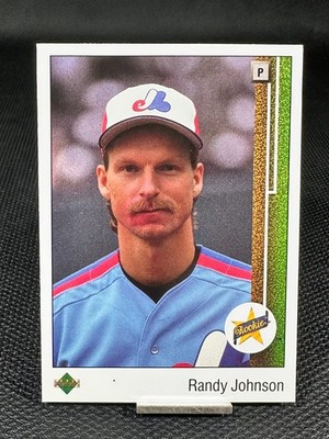 1989 Upper Deck  RANDY JOHNSON  Star Rookie RC  #25