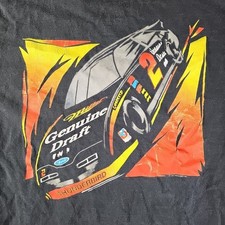 1994 MGD Rusty Wallace Shirt Racing Pocket Miller Beer Vtg XL Single Stitch Read