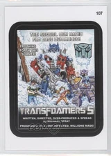 2015 Topps Wacky Packages Transfoamers 5 Light Blue Puzzle I #107 1i7