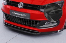 Cup Spoiler Lippe Front Schwert Glossy für VW Polo V (6R, 6C) R-Line CSL400-G