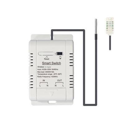 Smart Thermostat with Temperature and Humidity Sensor for Tuya For Zigbee