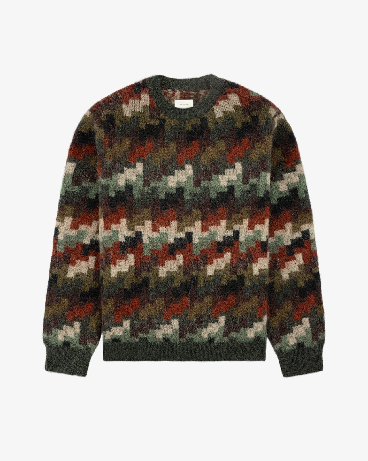 Aime Leon Dore - Surplus Houndstooth Crewneck Sweater - Size Medium (SOLD OUT)