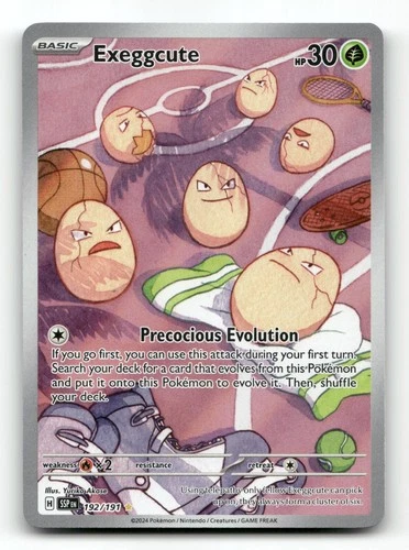 Exeggcute 192/191 - Surging Sparks - Pokemon Card NM/M