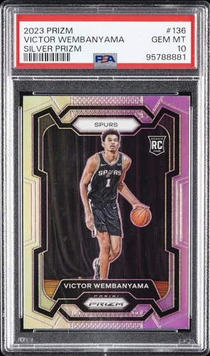 Victor Wembanyama 2023 Panini Prizm Victor Wembanyama #136 Silver Prizm