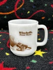Vintage Winchell’s Donut Shop Coffee Mug Glasbake Milk Glass Diner Cup