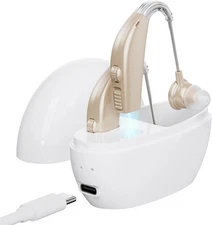 Hearing Aids Hearing Amplifiers for Seniors Rechargeable with Noise Cancelling