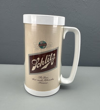 Vintage 1970's Schlitz Beer Insulated Mug Thermo-Serv West Bend Made In USA #2