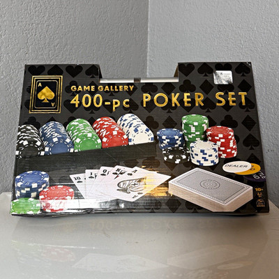 Game Gallery 400-pc Casino Poker Set with Aluminum Carrying Case