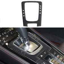 1pcs Carbon Fiber Gear Shift Frame Cover Trim For Porsche 718 2016-22