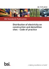 BS 7375:2010 Distribution of electricity on c...